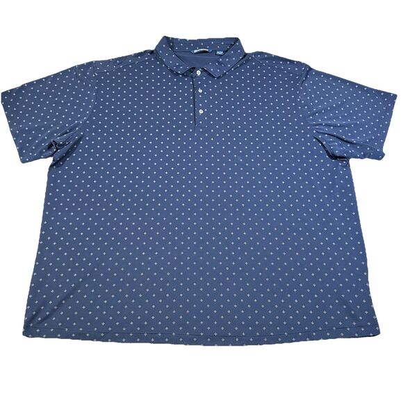 Cutter & Buck Other - Cutter & Buck Virtue Eco Pique Tile Print Golf Polo Shirt Men's Size 4XB